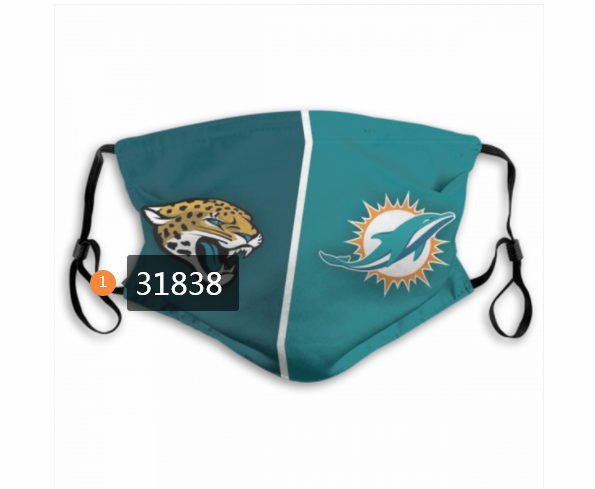 NFL Miami Dolphins 1152020 Dust mask with filter
